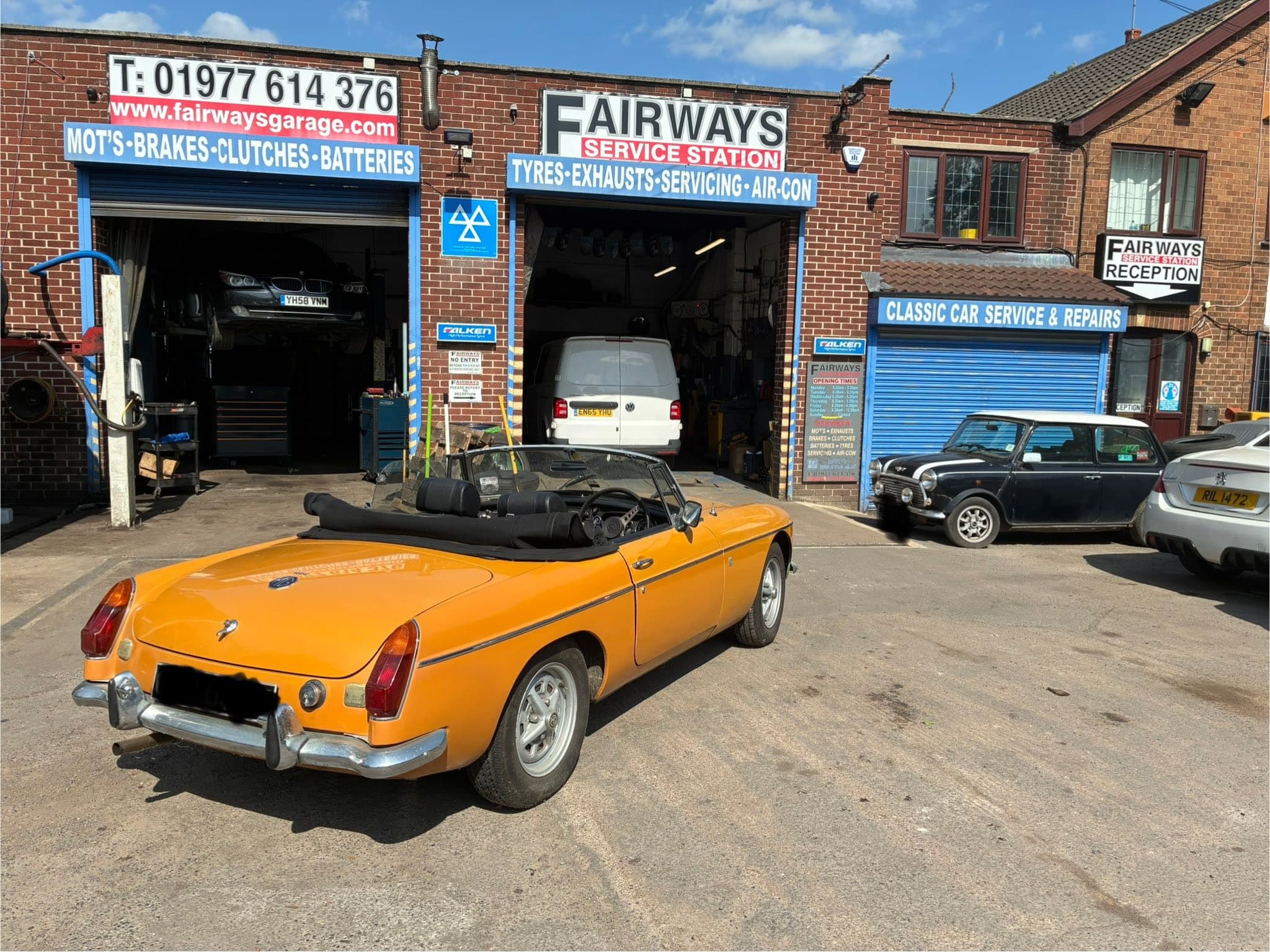 Fairways Service Station garage frontage